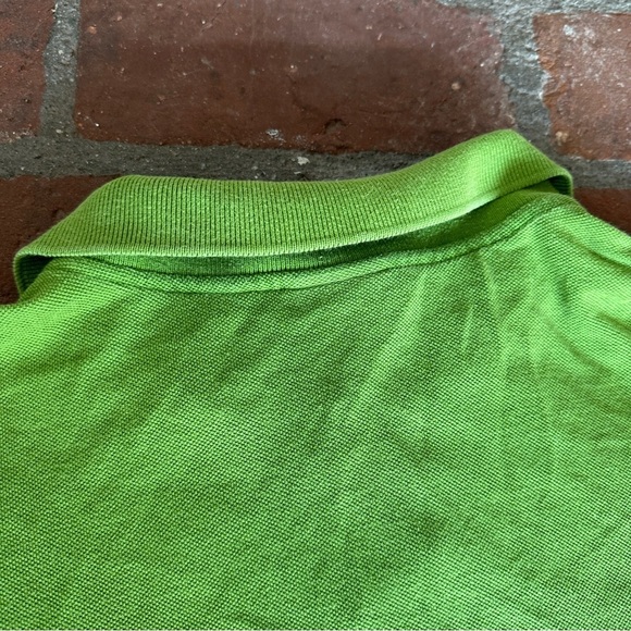 Lacoste Green Polo Golf Tennis Preppy Shirt Vibrant Cotton Comfort size 8/XXL - Picture 10 of 16